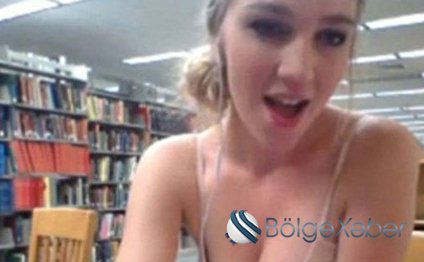Tələbə qızın kitabxanada çəkdirdiyi intim videosu yayıldı (VİDEO, FOTO)