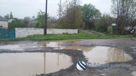 Qazax rayonunda yollar bərbad haldadır-FOTOLAR