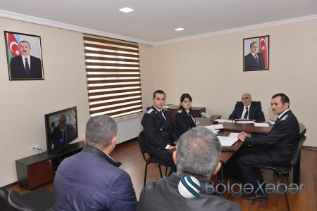 Baş prokuror Neftçala şəhərində vətəndaşları qəbul etmişdir