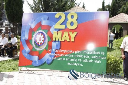 Cəlilabadda "28 May Respublika Günü" münasibəti ilə ümumrayon tədbiri keçirildi-FOTOLAR