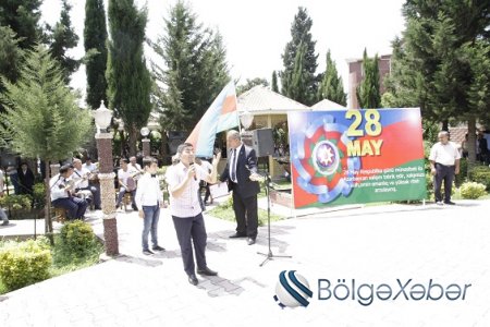 Cəlilabadda "28 May Respublika Günü" münasibəti ilə ümumrayon tədbiri keçirildi-FOTOLAR