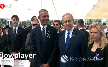 Dünya liderləri Şimon Peresin dəfn mərasimində – FOTO