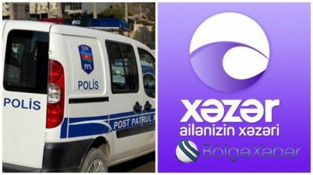 Xəzər TV-də həyəcanlı anlar: Polis əməkdaşları binada – VİDEO