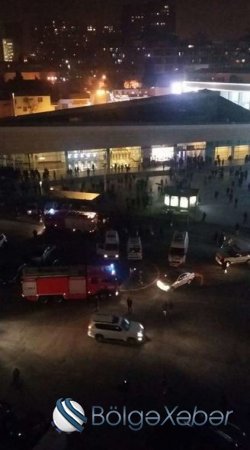 Bakı metropolitenində tüstülənmənin qarşısı alınıb-Stansiyaya giriş bərpa olunub-FOTO