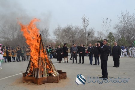 Hacıqabul rayonunda “Novruz” şənliyi keçirildi-FOTOLAR