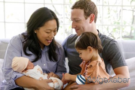 "Facebook"un sahibi ikinci dəfə qız atası oldu