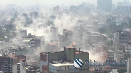 Meksikada 7,1 bal gücündə zəlzələ, şəhər dağıldı: 149 ölü - Video