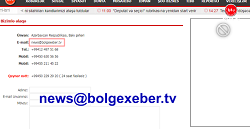 Bolgexeber.tv-nin yeni elektron ünvanı