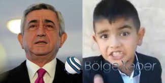 Azərbaycanlı uşaq Sarkisyana müraciət etdi – Görüntülər internetdə rekord qırır(VİDEO)