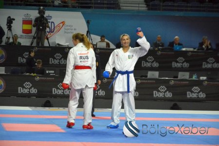 Azərbaycanın qadın karateçisi dünya çempionu olub