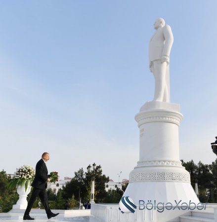 Prezident İlham Əliyev Sumqayıt şəhərinə səfərə gəlib (FOTO)