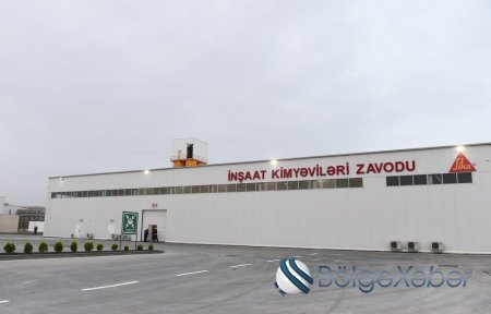 Prezident İlham Əliyev Sumqayıt Kimya Sənaye Parkında inşaat kimyəviləri zavodunun açılışında iştirak edib