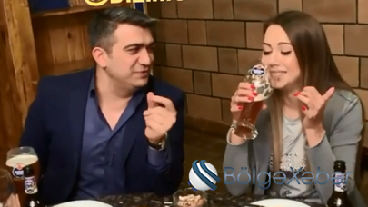 Azərbaycanlı müğənni ilə xanım aparıcının içki görüntüsü yayıldı-VİDEO