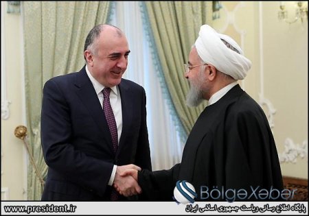 Elmar Məmmədyarov İran Prezidenti ilə görüşüb