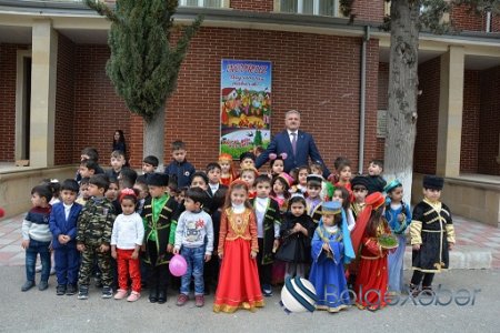 Tərtərin Seydimli kəndində balaca fidanlar Novruz  şənliyinə toplandılar-FOTO
