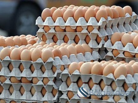 Azərbaycanda yumurtanın qiyməti kəskin ucuzlaşdı