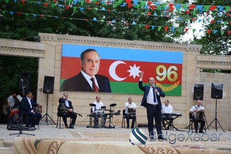 Tərtərdə Ulu Öndərin 96-cı ildönümünə həsr olunmuş konsert oldu