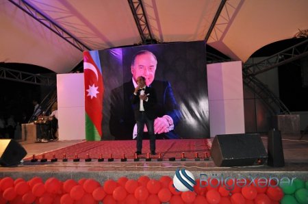 Hacıqabulda Heydər Əliyevin anadan olmasının 96-cı il  dönümünə həsr edilmiş konsert proqramı
