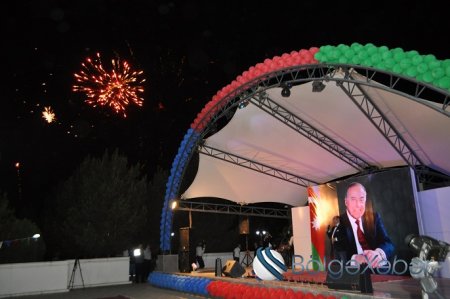 Hacıqabulda Heydər Əliyevin anadan olmasının 96-cı il  dönümünə həsr edilmiş konsert proqramı