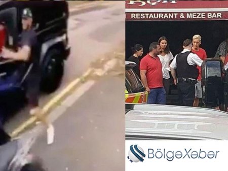 Məsut Özil və komanda yoldaşına Londonda bıçaqlı hücum - VİDEO