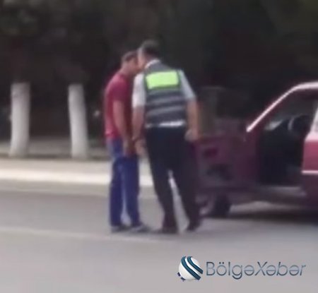 Sürücü ilə kobud davranan yol polisi işdən çıxarıldı