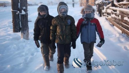 Yakutiyada havanın temperaturu mənfi 52 dərəcəyə çatdı