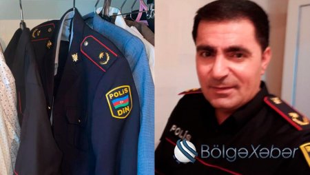 Saxta "polis mayoru"nun evindən GÖRÜN NƏLƏR ÇIXDI - FOTO