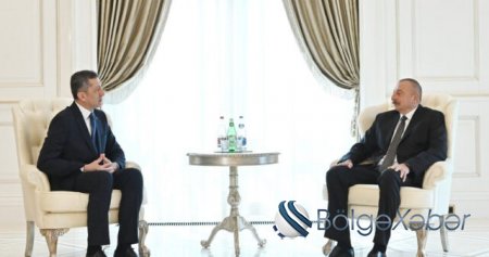 Prezident İlham Əliyev Türkiyənin milli təhsil nazirini qəbul etdi