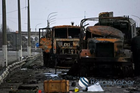 Ukrayna ordusu 13 rus tankını məhv edib