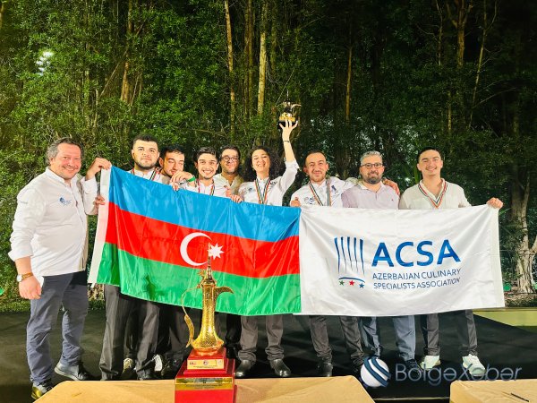 Milli Kulinariya Komandası BƏƏ-də keçirilən beynəlxalq yarışmada gümüş və bürünc medallar qazanıb