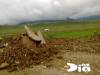 Siyəzəndə yollar döyüş bölgələrini xatırladır