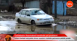 Cəlilabadın Kazımabad kəndində yol problemi-VİDEO