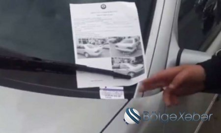 Yol polisi parkomata pul ödəyib maşın saxlayanlara cərimə yazdı: narazılıq yarandı-VİDEO