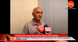 Cəlilabadda baş həkimə qarşı rüşvət iddiası-VİDEO