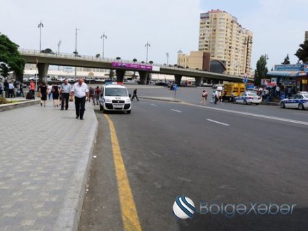 “20 Yanvar” dairəsi taksilərin üzünə bağlanıb - FOTO