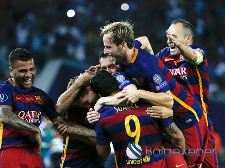 “Barselona” beşinci dəfə UEFA Superkubokunu qazandı - VİDEO