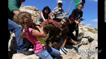 İsrail əsgərinin 11 yaşlı fələstinliyə qarşı amansız hücumu – FOTO + VİDEO