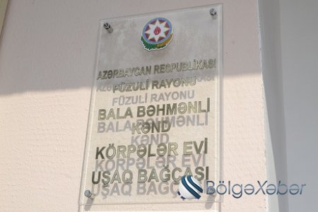 Füzulidə Heydər Əliyev Fondunun maliyyə dəstəyi ilə tikilən yeni bağça istifadəyə verildi-FOTO