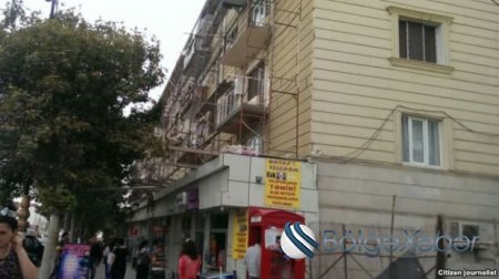 Binalar yenidən poliuretanla üzlənir -Gəncədə(FOTO)