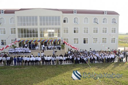 Füzulidə müsiqi təmayüllü gimnaziyanın açılışı oldu-FOTOLAR