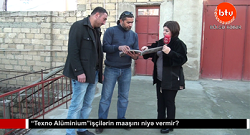 “Texno Aliminium” işçilərin maaşını niyə vermir?(VİDEO)