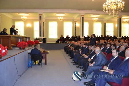 Horadizdə yerli əhəmiyyətli məsələlərin həllinə həsr olunmuş müşavirə keçirildi - FOTOLAR