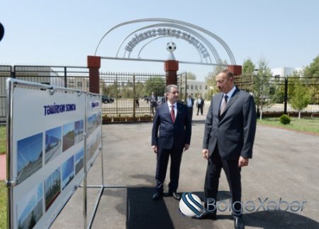 Vaqif Abdullayev prezidentə necə yalan danışıb? - Beyləqanda yeni inşa edilən stadion uçdu(FOTOLAR)