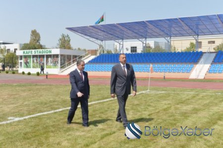 Vaqif Abdullayev prezidentə necə yalan danışıb? - Beyləqanda yeni inşa edilən stadion uçdu(FOTOLAR)