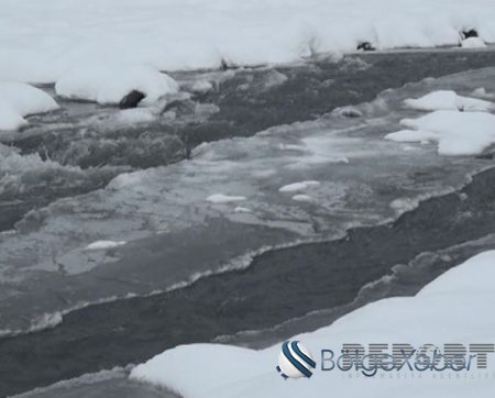 Zaqatala sakini -15° şaxtada çaya baş vurdu - FOTO - VİDEO