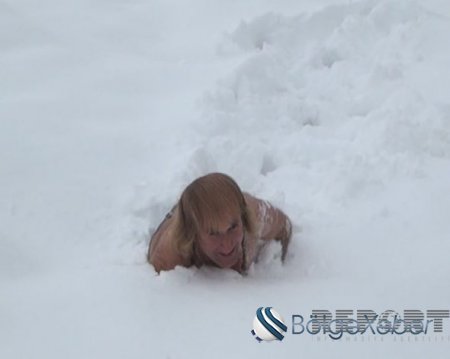 Zaqatala sakini -15° şaxtada çaya baş vurdu - FOTO - VİDEO