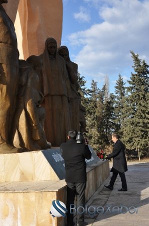 İmişlidə 20 Yanvar faciəsinin il dönümü ilə bağlı anım tədbiri keçirilib-FOTO