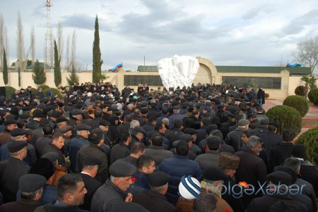 Tərtərdə qanlı Yanvar şəhidləri yad edildi - FOTOLAR