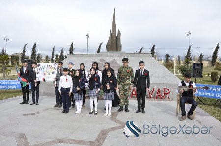 Bərdədə 20 Yanvar faciəsinin 26-cı ildönümü ilə əlaqədar tədbir keçirildi-FOTO