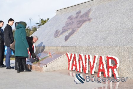 Bərdədə 20 Yanvar faciəsi şəhidlərinin xatirəsi anıldı